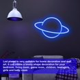 thumbnail image 4 of EIMELI Neon Sign LED Planet Neon Light Battery/USB Powered Colorful Neon Lamp Wall Mounted Planet Neon Nightlight Decorative Table Light for Birthday Bar Christmas Party, 4 of 8