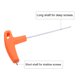 thumbnail image 4 of Uxcell 2pcs Llave Hexagonal en T con Mango 2.5mm Métrico CR-V Llaves Hexagonales Internas Herramienta de Reparación, Naranja, 4 of 6