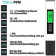 thumbnail image 4 of 3-in-1 TDS Meter - Digital Water Quality Tester and EC and Temperature Meter Measuring Range 0-9999ppm for Water, Plants, Drinking Water, Aquariums, 4 of 5