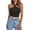 Black tank tops, variant on Wycnly Summer Tank Tops Solid Halter Sleeveless T Shirts for Women Sexy Off Shoulder Slim Fit Knitted Ribbed Going Out Blouses Vest Blue l Under $5