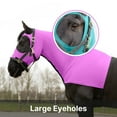 thumbnail image 4 of RESISTANCE Premium Horse Hood Full Zipper with Face w Forelock Saver - Lycra Material, 4 of 6