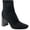 Black Micro, variant on Charles by Charles David Women's Turmoil Microsuede Stacked Block Heel Bootie
