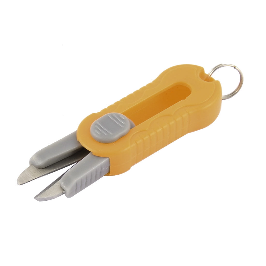 Stainless Steel Fishing Portable Tackle Pliers Scissors Line Cutter Orange