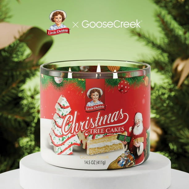 Goose Creek 3-Wick Little Debbie Christmas Tree Cakes Scented Jar