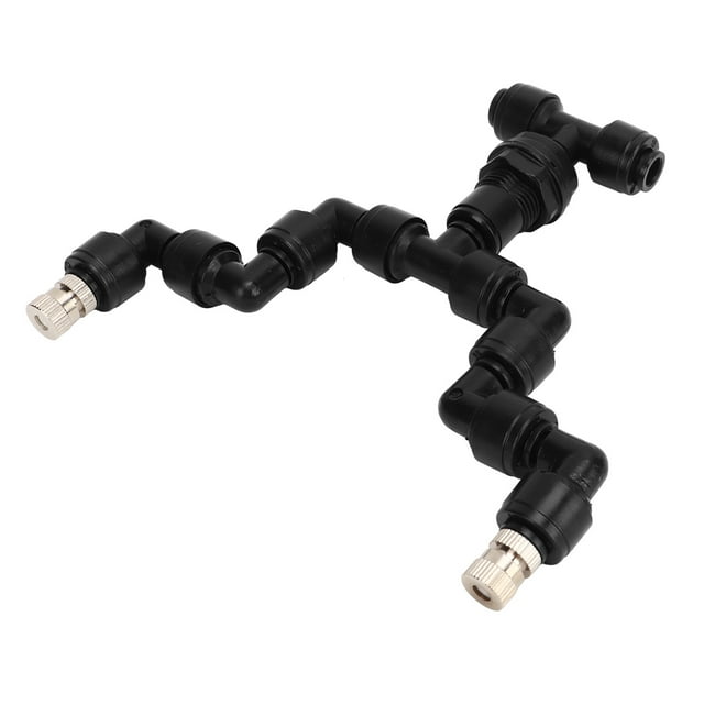 Buse de Pulvérisation de Reptiles, Pulvérisateur Uniforme de Reptiles Sprinkler de Brouillard Double Têtes pour Grimper Boîte d'Alimentation pour Animaux de Compagnie