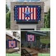 thumbnail image 6 of Outdoor Tv Cover 50 To 55 Inch, USA Flag 4th of July Stars Blue Red Stripe Retro Farmhouse Waterproof And Weatherproof Tv Covers Tv Display Protectors For Outside Flat Screen Tv 75x45x4.5In, 6 of 6
