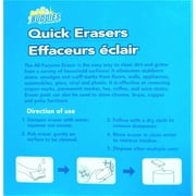 Quick Erasers - Easily Removes Crayon and Scuff Marks - 2 Pack