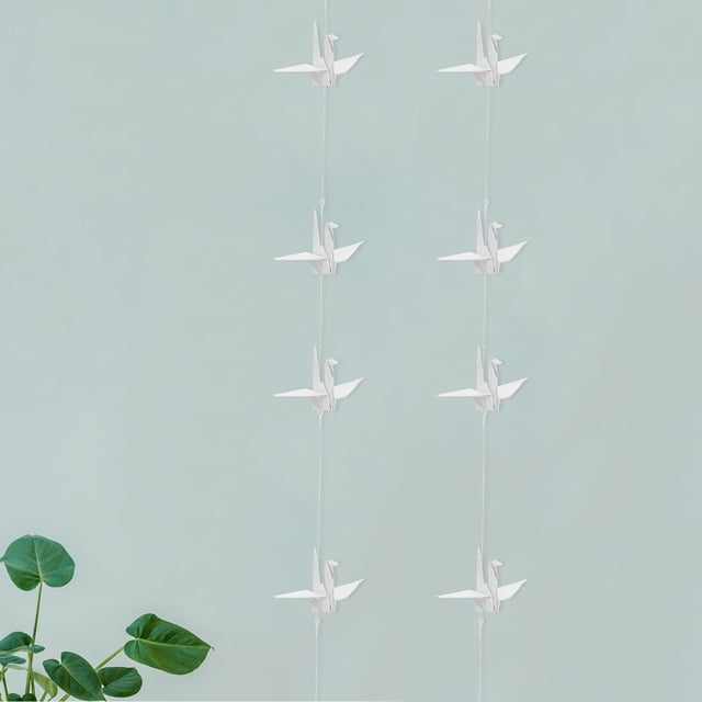 unbranded Guirnalda De Grullas Plegadas A Mano Para Decoraciones De Fiestas Y Celebraciones