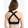 thumbnail image 2 of LELINTA Women's Seamless Sports Bra Mesh Racerback Workout Bras with Removable Pads, 2 of 7