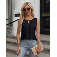 thumbnail image 3 of Womens Summer Tank Top Sleeveless Business Casual Outfits 2024 Basic Loose Dressy Work Shirt, 3 of 6