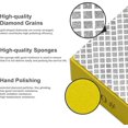 thumbnail image 2 of 4pcs Diamond Hand Polishing Pads Foam Backing Sanding Blocks, Diamond Polishing Pads for Ceramic Tile Glass Wood Marble Grinding, Diamond Sanding Pads 60# 4PCS-60#, 2 of 5