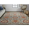 thumbnail image 2 of Feizy Beall Traditional Oriental, Orange/Gray, 3'6" x 5'6" Accent Rug Easy Care Fade Resistant Stain Resistant Bohemian & Eclectic Ikat Floor Rug for Living room Bedroom, 2 of 7