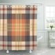 thumbnail image 1 of ABPHQTO Patrón de cuadros de tartán beige Mesa amarilla Resumen irlandés Gran Bretaña Británico Browm Celtic Baño Cortina de ducha 165x180 cm ABPHQTO PKNMT66x72Shower-8967, 1 of 2
