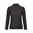thumbnail image 1 of B&C ID.001 Womens Long Sleeve Polo, 1 of 3