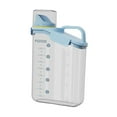 thumbnail image 3 of Contenedor de arroz de 2,8 l, gran capacidad, para el hogar Azul, 3 of 9
