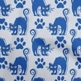 thumbnail image 1 of oneOone Viscose Chiffon Medium Blue Fabric Halloween Fabric For Sewing Printed Craft Fabric By The Yard 42 Inch Wide, 1 of 4