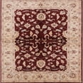 thumbnail image 1 of Ahgly Company Machine Washable Indoor Square Industrial Modern Pastel Orange Area Rugs, 6' Square, 1 of 7