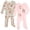 Toy story, white / pink, variant on Disney Princess Belle Aurora Cinderella Newborn Baby Girls 2 Pack Zip Up Sleep N' Plays Newborn to Infant