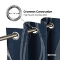 thumbnail image 3 of Deconovo 42Wx84L Blackout Curtains, 2 Panels, Navy Blue, Thermal Insulated Room Darkening Drapes, 3 of 7