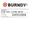 thumbnail image 3 of Burndy Boat Flag Battery Terminal 50001004 | 2/0 AWG Negative, 3 of 3