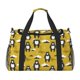 thumbnail image 1 of Disketp Cartoon Bear Yellow Bolsa de Viaje Tipo Duffle, Bolso de Mano para Fin de Semana para Mujer, Bolsa de Gimnasio Ligera para Hombre, Esencial para Viajes, 1 of 7