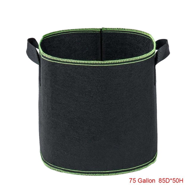Bolsa de plantación redonda, no tejidos, bolsa de crecimiento de plantas transpirable, maceta de cultivo de jardín, suministros de jardín sidaley JJ18804-15
