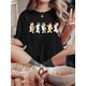 thumbnail image 1 of Women's Plus Size Casual Sporty T-Shirt, Cute Cats Print, Comfort Fit Short Sleeve Tee, Fashion Breathable Casual Top, 1 of 7