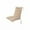 Beige, variant on chaungfeng Outdoor High Back Chair Cushion,Breathable Recliner Cushion with Ties,Replacement Seat Cushion for Living Room Tatami Office Computer Chair Cushion Cushion Friendly 17.7x39.4 inch