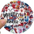 thumbnail image 2 of 50 pcs Spiderman Sticker Pack DIY Decal Waterproof Stickers Skate Laptop Decoration 50PCS, 2 of 5