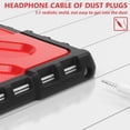 thumbnail image 2 of Designed for Microsoft Surface Pro 7 Plus, Pro 7, Pro 6, Pro 5th Gen (2017) (LTE), Pro 4 Rugged Military Drop Tested Case, Multi-Angle Kickstand Holder Hybrid Double Protection Portable Cover (Red), 2 of 9