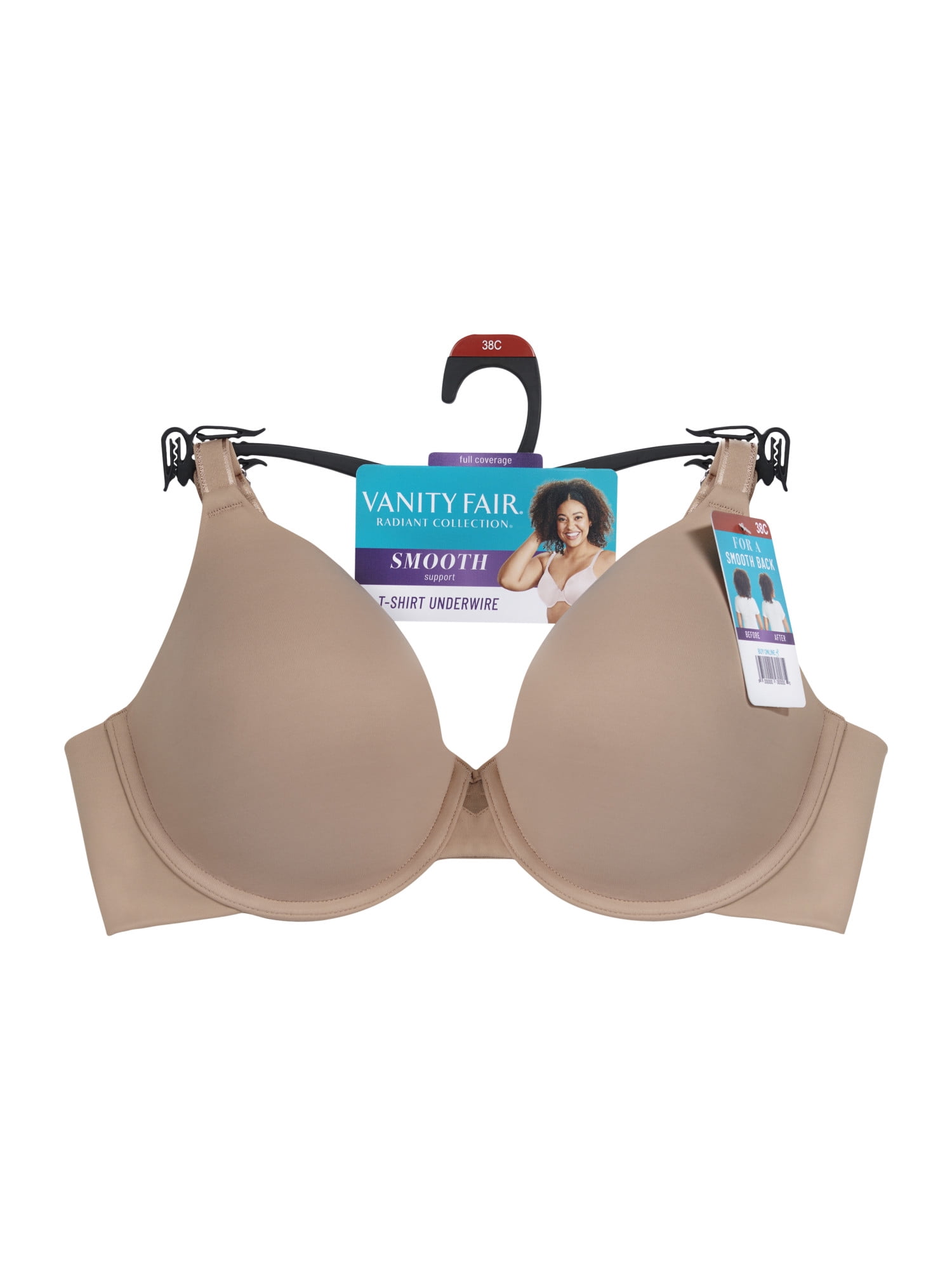 Women's Underwire Bra - Back and Side Smoothing, Full Coverage T-Shirt Bra, Style 3476326