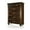 Dark Walnut, variant on Bowery Hill 6-Drawer Traditional Solid Wood Chest in Gray/Antique Brass