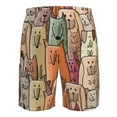 thumbnail image 6 of Disketp Men'S Swim Trunks Hawaiian Breathable Surf Beach Swimsuits Mesh Lining Beach Shorts With Pockets-Funny Dogs Family, 6 of 9