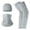 Light Gray, variant on Men's UV Protection Set Cooling Skull Cap Neck Gaiter Arm Sleeves for Summer Outdoor Sports Cycling Fishing Hiking