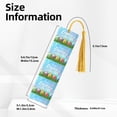 thumbnail image 3 of Kdxio Happy Easter Print Metal Tassel Bookmarks,Perfect Gift for Art Lovers and Bookworms Metal Bookmarks for Women, 3 of 8