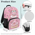 thumbnail image 7 of HUIACONG Cute Axolotl Donut Print School Backpack for Boys Girls Ages 6-18 Large Capacity Lightweight Water Resistant Bookbag for Elementary Middle High School Back to School Use, 7 of 7