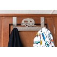 thumbnail image 2 of Camco Life is Better at The Campsite Over-The-Cabinet Hooks | Features Retro Camper/RV Design & Easy No-Tool Installation | Fits Doors Up to .75" Thick & Crafted of Heavy-Duty Stainless Steel (53381), 2 of 3
