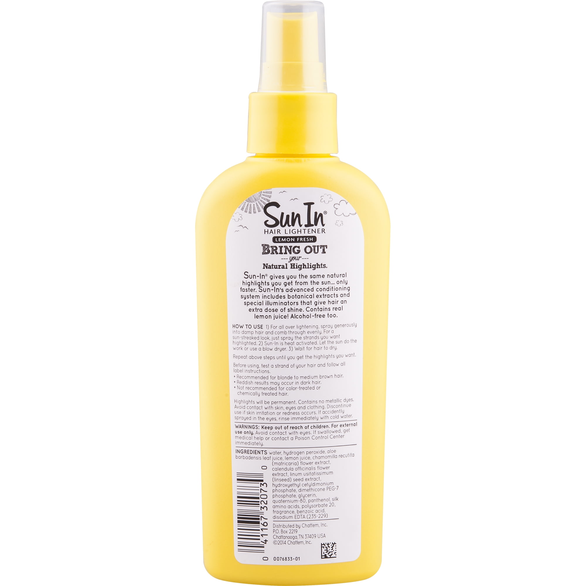 Sun In Hair Lightener Spray Lemon 4 7 Oz Walmart Com