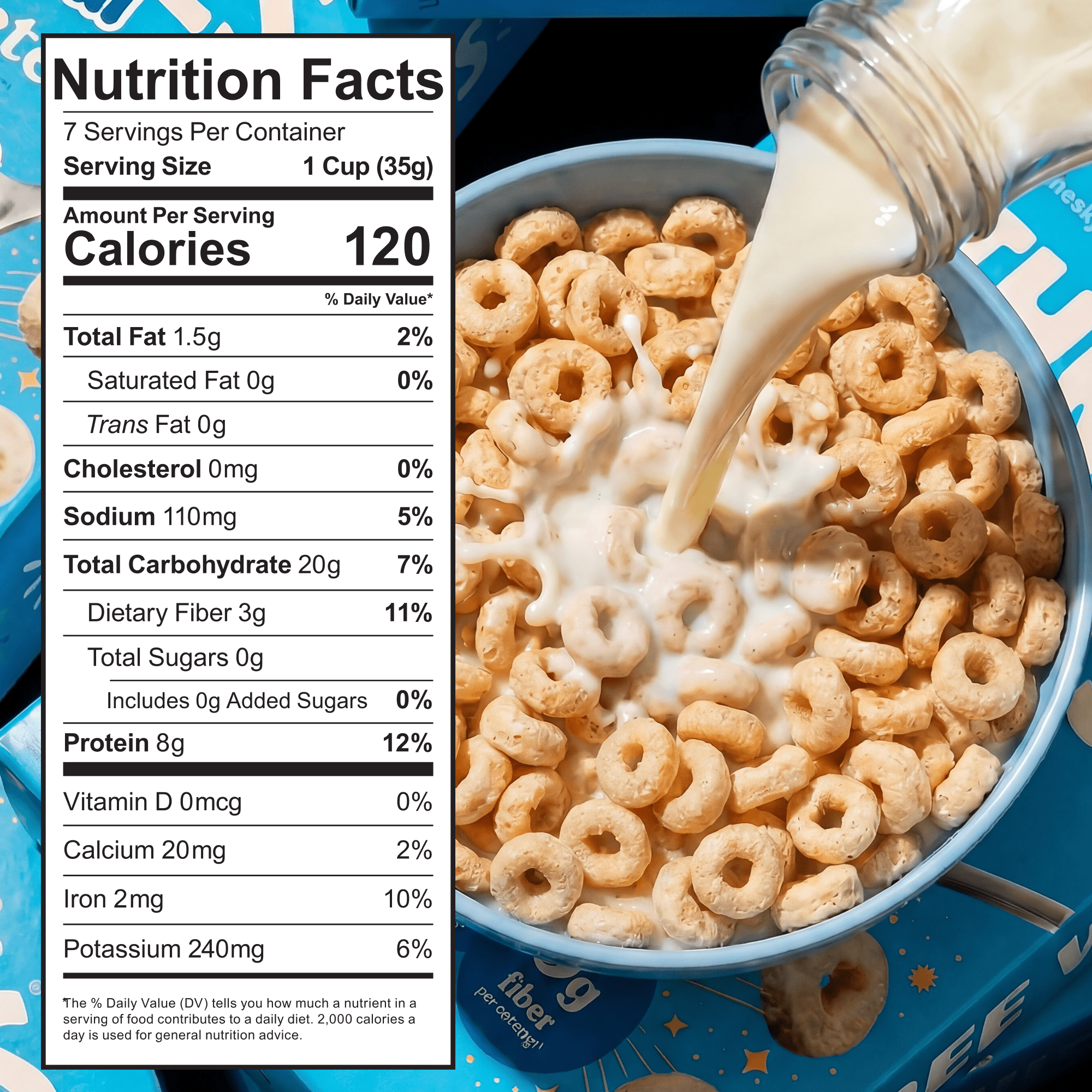 (2 pack) Three Wishes Unsweetened, Grain Free Cereal, 8.6 oz
