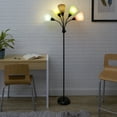 thumbnail image 7 of Mainstays 5-Light Multi Head Floor Lamp, Black with Multi Color Shade, Metal Material, 7 of 7
