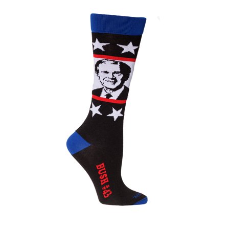 MERICA Presidential Collection Dress Socks Made in The USA (George Bush #43)