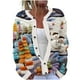 thumbnail image 2 of Cárdigan informal de punto con estampado navideño para mujer, chaqueta con botones y abrigo para mujer, 2 of 5