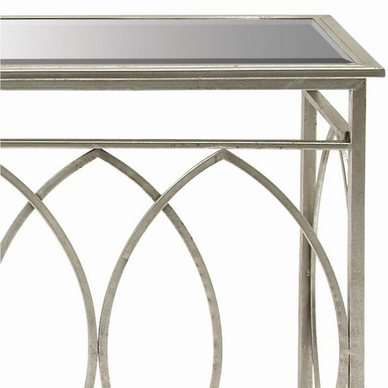 ディスプレイテーブル DEMODE DecMode Metal Geometric Console Table