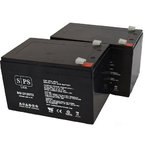 SPS Brand 12V 12Ah Replacement Battery for Pride GoGo Ultra X 3 Wheel