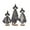 A002- Clear (Spider Hat), variant on Outdoor Halloween Decorations Yard Cute Halloween Ghost Decor Plaid Bow Figurines for Porch Lawn Party Home 3 Pack
