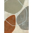thumbnail image 2 of Goldberger, Jennifer 19x24 White Modern Wood Framed Museum Art Print Titled - Marked Stones II, 2 of 4