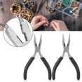 thumbnail image 3 of 2Pcs Pileurs, Anneau de Pression Aiguille Nez, Nez Rond pour Bijoux de Montres, 3 of 8