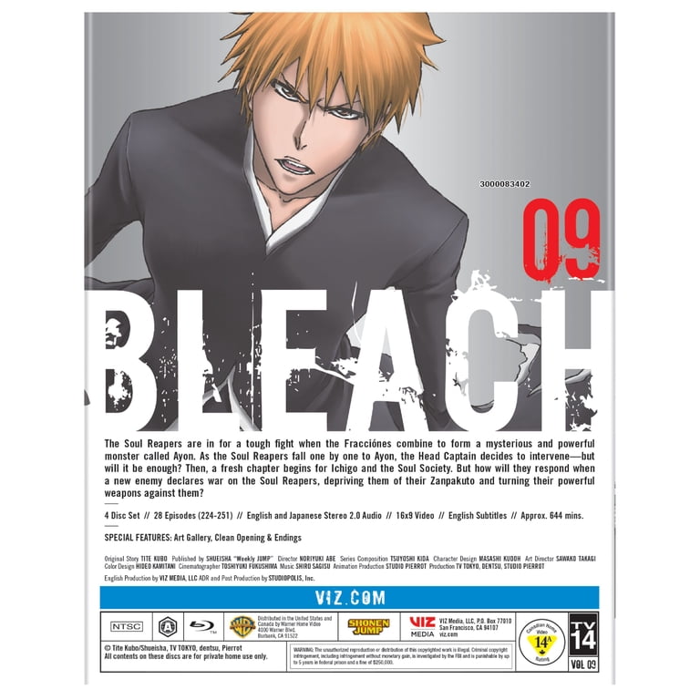 Bleach: Set 9 (Box Set) [Blu-ray] - Walmart.com