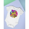 thumbnail image 3 of Comic Style Symbols Bodysuit Infant -Image by Shutterstock,  12 Months, 3 of 4