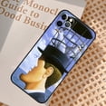 thumbnail image 1 of Funda Rene Magritte para iPhone, carcasa para 12, 11, 13, 14 Pro Max, Mini, XR, X, XS MAX, 5S, 6S, 7, 8 Plus, SE 2022, SE 2020 Fivean unisex, 1 of 2